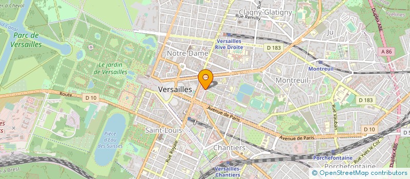 localisation de l'entreprise MADAME FRANCOISE SUBSOL à VERSAILLES