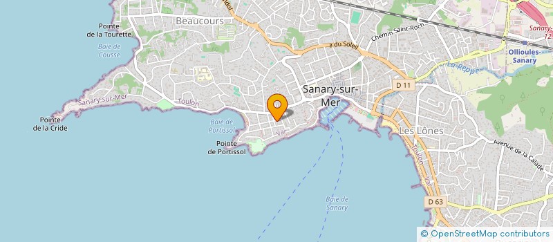 localisation de l'entreprise MADAME FRANCOISE TALOUARN à SANARY-SUR-MER
