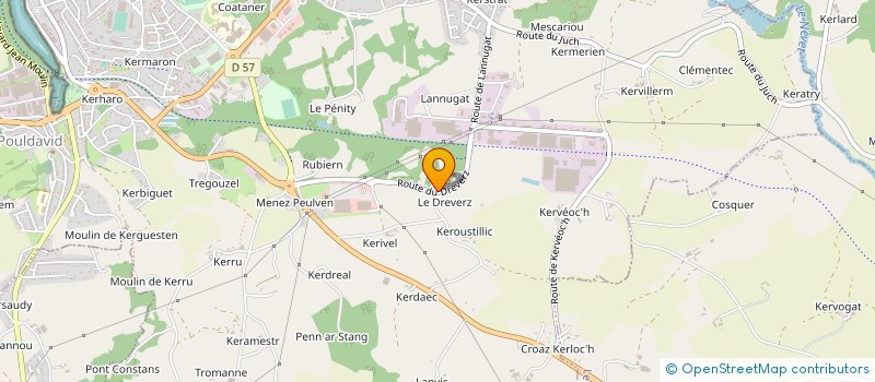 localisation de l'entreprise MADAME FRANCOISE TAUPIN à DOUARNENEZ