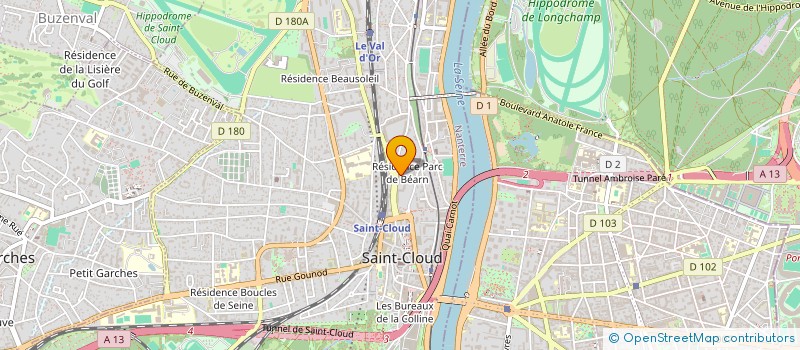 localisation de l'entreprise MADAME FRANCOISE TEILLARD à SAINT-CLOUD