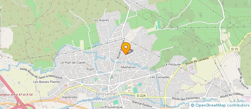 localisation de l'entreprise MADAME FRANCOISE TEISSIER  PELISSANNE