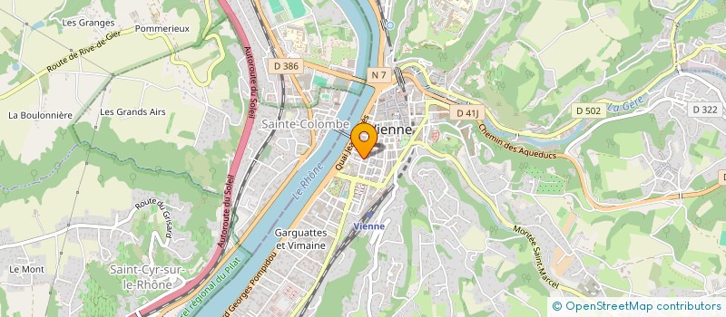 localisation de l'entreprise MADAME FRANCOISE TER SCHIPHORST  VIENNE