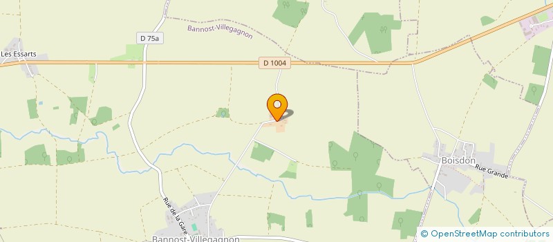 localisation de l'entreprise MADAME FRANCOISE TERRACCIANO  BANNOST-VILLEGAGNON