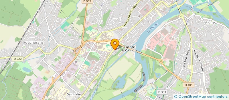 localisation de l'entreprise MADAME FRANCOISE TERRET à DOLE