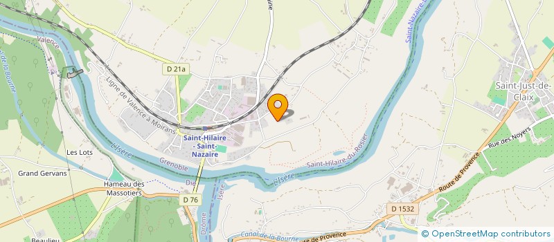 localisation de l'entreprise MADAME FRANCOISE TEYPAZ  SAINT-HILAIRE-DU-ROSIER