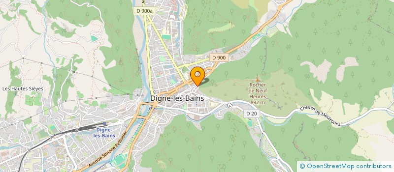 localisation de l'entreprise MADAME FRANCOISE THEBAUD à DIGNE-LES-BAINS