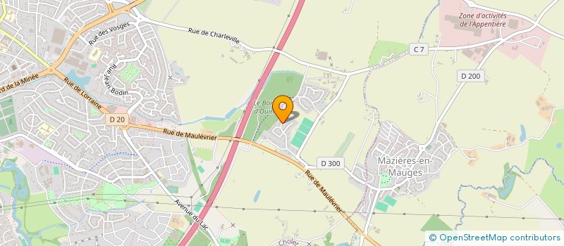 localisation de l'entreprise MADAME FRANCOISE THEBAULT à CHOLET