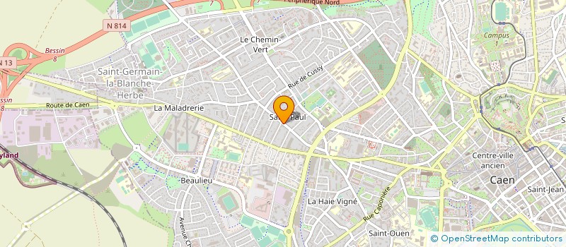localisation de l'entreprise MADAME FRANCOISE THEOT à CAEN