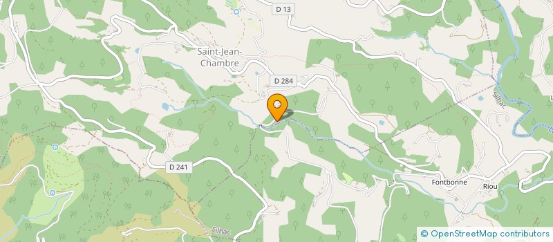 localisation de l'entreprise MADAME FRANCOISE THEVENET  SAINT-JEAN-CHAMBRE