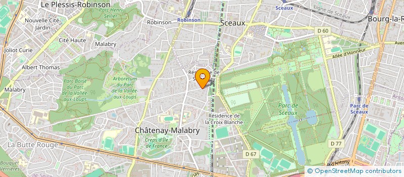 localisation de l'entreprise MADAME FRANCOISE THIERCELIN à CHATENAY-MALABRY