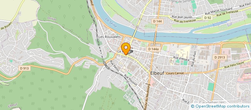 localisation de l'entreprise MADAME FRANCOISE THIERRY à ELBEUF