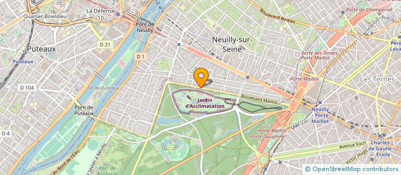 localisation de l'entreprise MADAME FRANCOISE THIERY à NEUILLY-SUR-SEINE