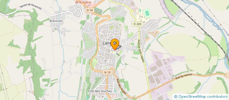 localisation de l'entreprise MADAME FRANCOISE THOMAS à LANGRES