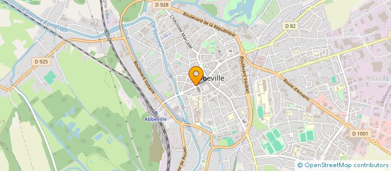 localisation de l'entreprise MADAME FRANCOISE THOREL à ABBEVILLE