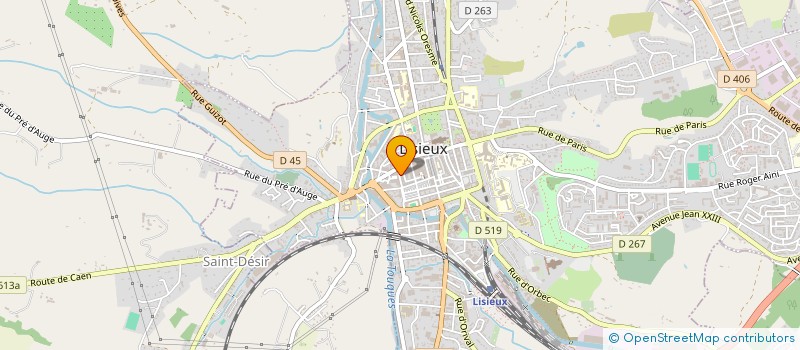 localisation de l'entreprise MADAME FRANCOISE THUAULT à LISIEUX