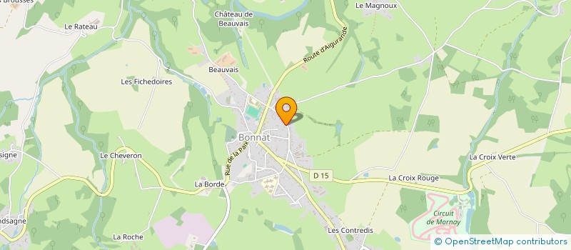 localisation de l'entreprise MADAME FRANCOISE TINGAUD à BONNAT