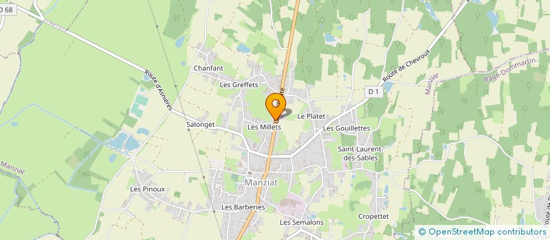localisation de l'entreprise MADAME FRANCOISE TOCCO à MANZIAT