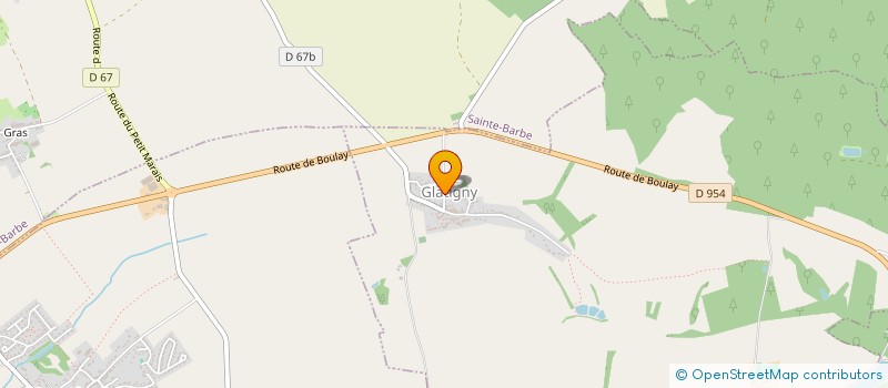 localisation de l'entreprise MADAME FRANCOISE TOLBIAC à GLATIGNY