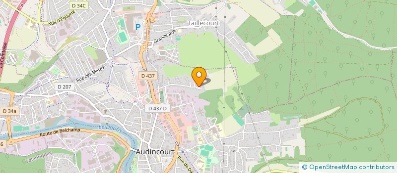 localisation de l'entreprise MADAME FRANCOISE TORRECILLA  AUDINCOURT