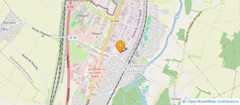 localisation de l'entreprise MADAME FRANCOISE TOUCHARD  CHASSENEUIL-DU-POITOU