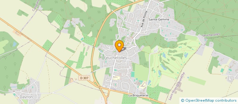 localisation de l'entreprise MADAME FRANCOISE TOURILLON  FEUCHEROLLES