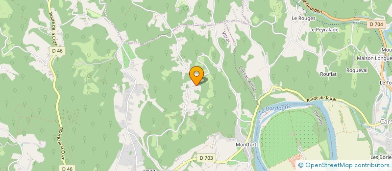 localisation de l'entreprise MADAME FRANCOISE TOURNAN  VITRAC