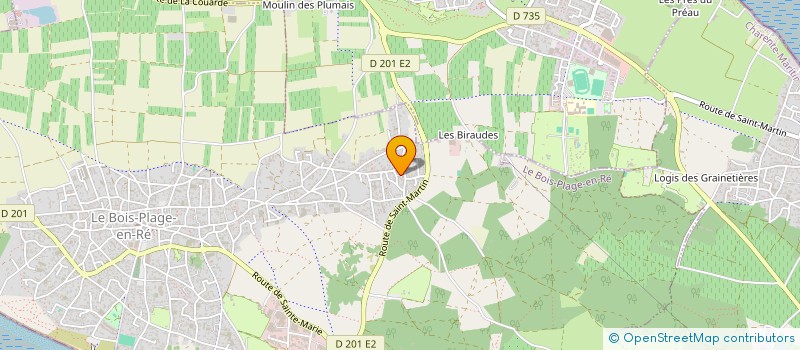 localisation de l'entreprise MADAME FRANCOISE TOURNEMINE  LE BOIS-PLAGE-EN-RE