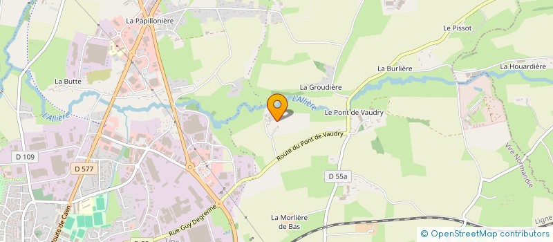 localisation de l'entreprise MADAME FRANCOISE TOUSSAINT à VAUDRY