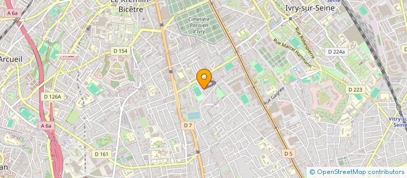 localisation de l'entreprise MADAME FRANCOISE TOUTAIN  VILLEJUIF