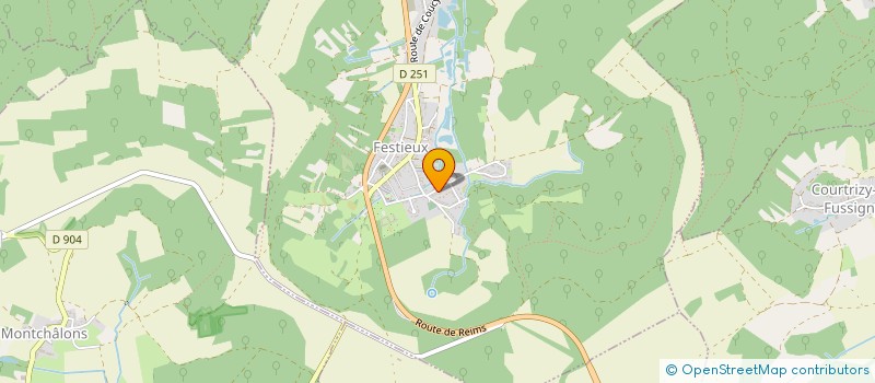 localisation de l'entreprise MADAME FRANCOISE TOUTEE  FESTIEUX