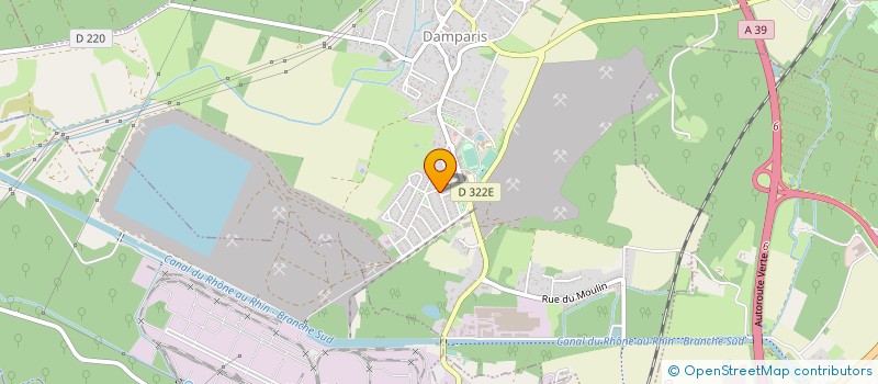 localisation de l'entreprise MADAME FRANCOISE TREFF  DAMPARIS