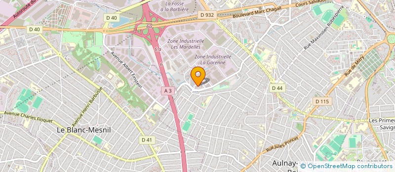 localisation de l'entreprise MADAME FRANCOISE TREINS à AULNAY-SOUS-BOIS