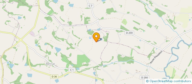 localisation de l'entreprise MADAME FRANCOISE TREMBLAY  BERRAC