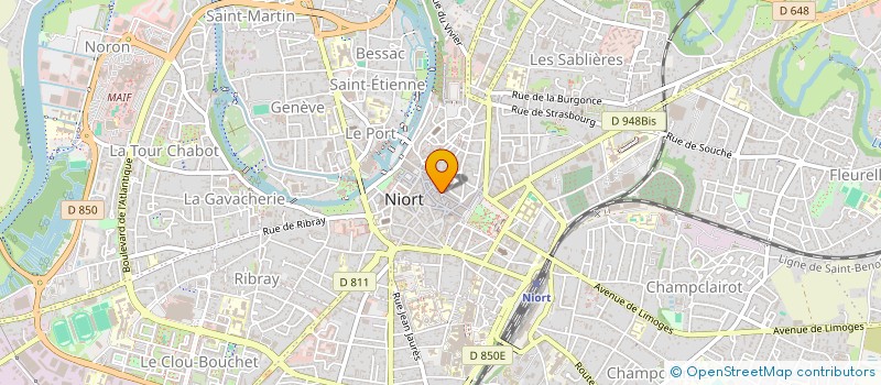 localisation de l'entreprise MADAME FRANCOISE TREMINE à NIORT