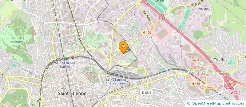 localisation de l'entreprise MADAME FRANCOISE TROISGROS à SAINT-ETIENNE