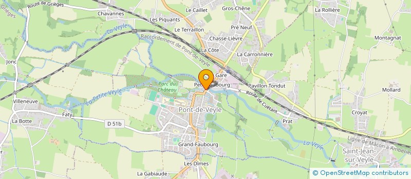localisation de l'entreprise MADAME FRANCOISE TROTZIER à PONT-DE-VEYLE