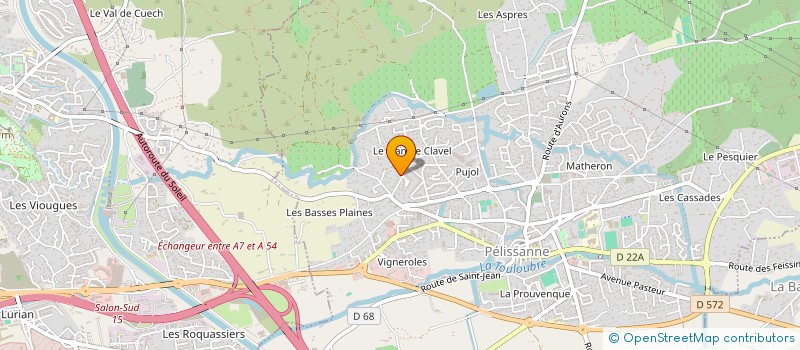 localisation de l'entreprise MADAME FRANCOISE TROUMPS à PELISSANNE