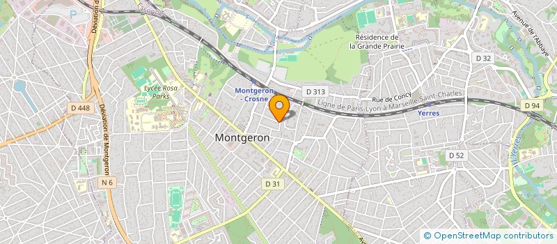 localisation de l'entreprise MADAME FRANCOISE TUPIGNY à MONTGERON