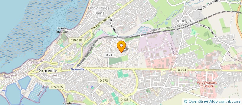 localisation de l'entreprise MADAME FRANCOISE TURIN  GRANVILLE