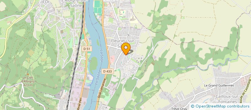 localisation de l'entreprise MADAME FRANCOISE VADON à FLEURIEU-SUR-SAONE