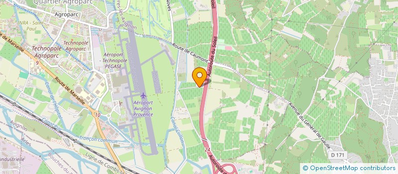 localisation de l'entreprise MADAME FRANCOISE VALENTIN  AVIGNON