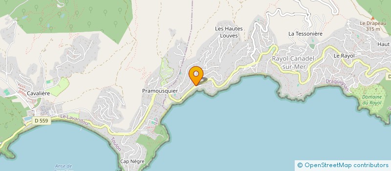 localisation de l'entreprise MADAME FRANCOISE VALET à RAYOL-CANADEL-SUR-MER