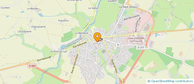 localisation de l'entreprise MADAME FRANCOISE VALETTE à LYS-HAUT-LAYON