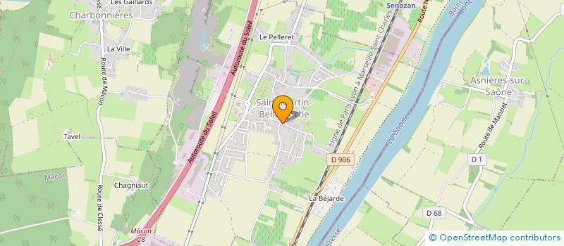 localisation de l'entreprise MADAME FRANCOISE VALLEE  SAINT-MARTIN-BELLE-ROCHE