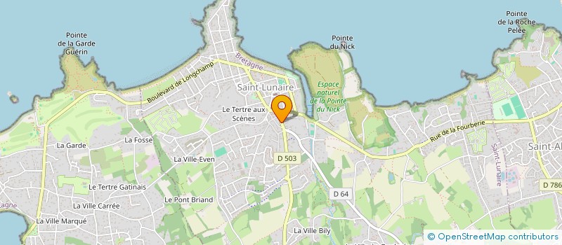 localisation de l'entreprise MADAME FRANCOISE VALLETEAU DE MOULLIAC à SAINT-LUNAIRE
