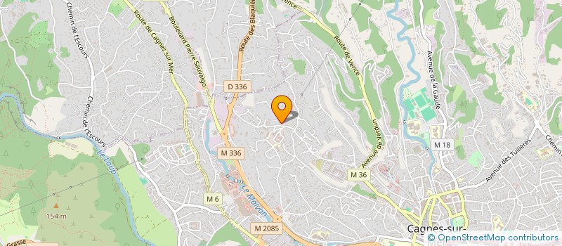 localisation de l'entreprise MADAME FRANCOISE VALVERDE à CAGNES-SUR-MER