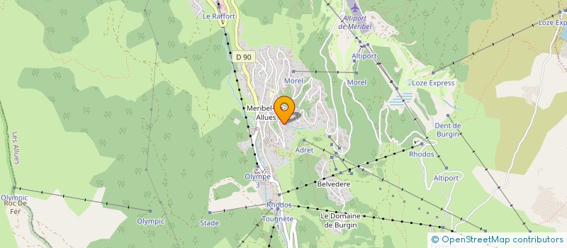 localisation de l'entreprise MADAME FRANCOISE VARIN  LES ALLUES