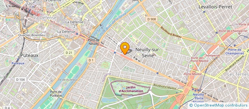 localisation de l'entreprise MADAME FRANCOISE VAUZEILLES à NEUILLY-SUR-SEINE
