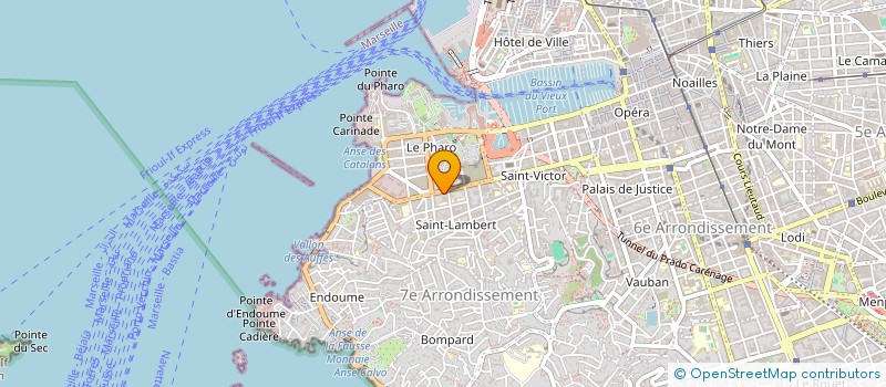 localisation de l'entreprise MADAME FRANCOISE VECCHIO  MARSEILLE