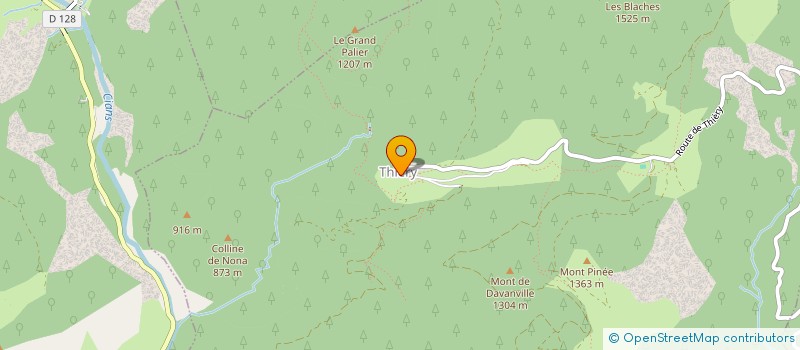 localisation de l'entreprise MADAME FRANCOISE VERANY  THIERY